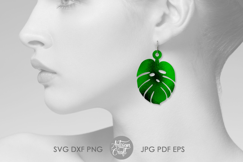 monstera-earring-svg-monstera-leaf-earrings