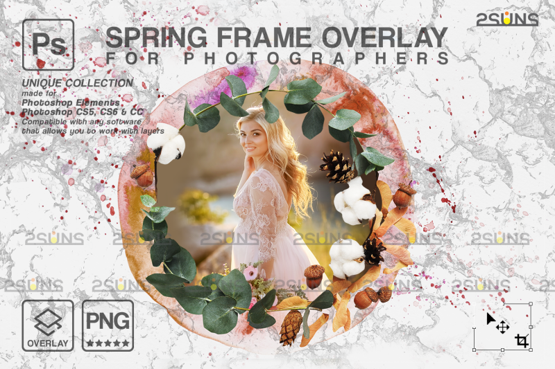 spring-flower-digital-frames-overlay