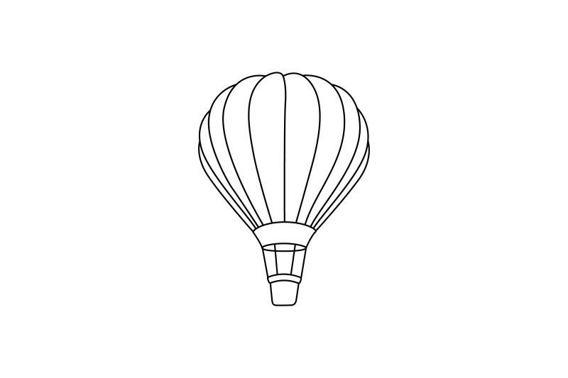 amusement-parks-air-balloon-outline