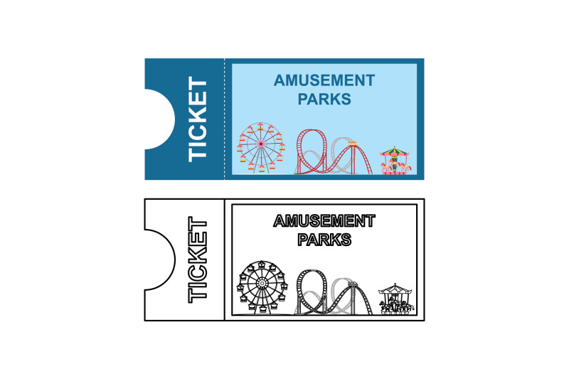 amusement-parks-ticket-fill-outline