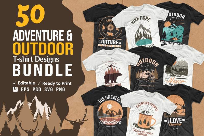 adventure-outdoor-and-camping-vector-t-shirt-designs-bundle