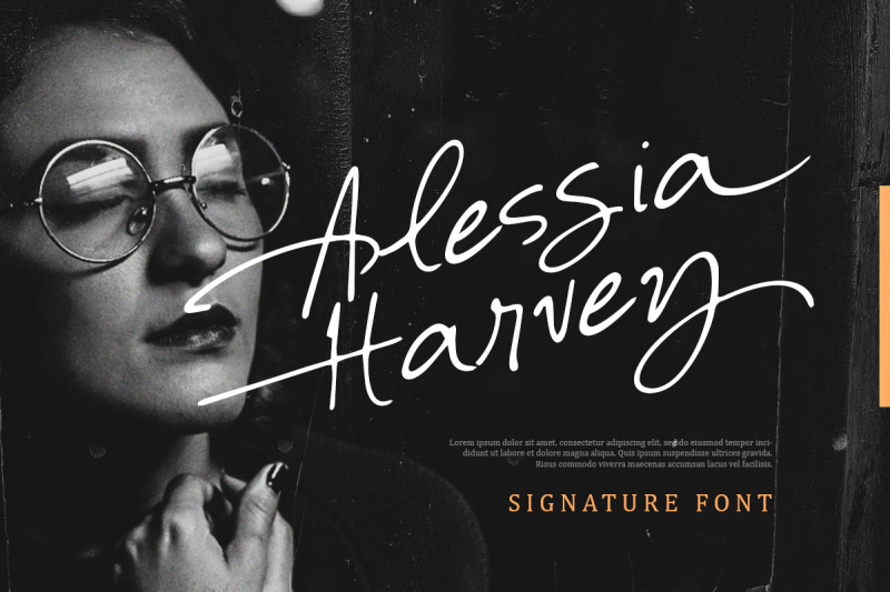 alessia-harvey-signature-font
