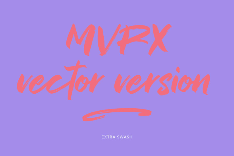 mvrx-maverix-svg-brush-font