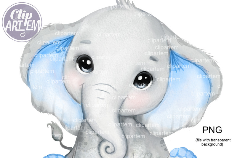 super-cute-baby-boy-elephant-png-watercolor-baby-elephant-clip-art