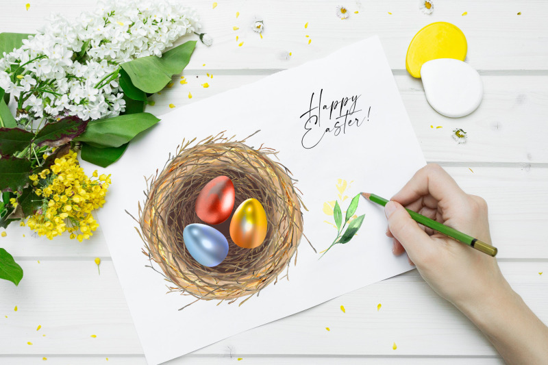 watercolor-easter-egg-clipart-golden-easter-hand-painted-eggs