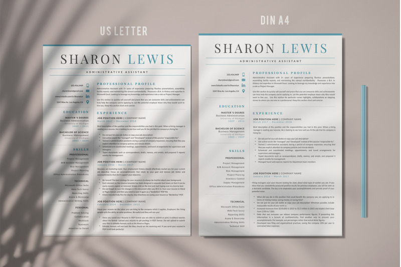 administrative-assistant-resume-cv-and-cover-letter-instant-download
