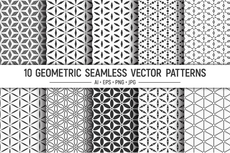 10-seamless-geometric-vector-patterns