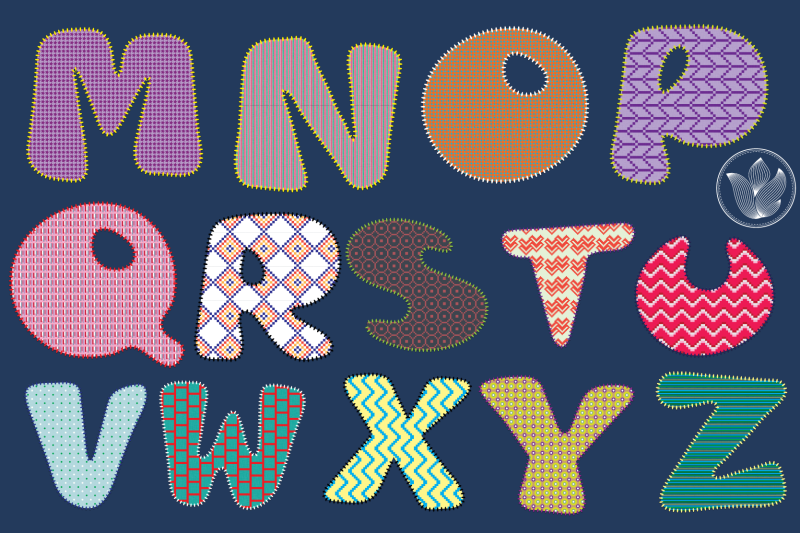 patched-quilt-alphabet-png-clip-art-stitch-effect-letters