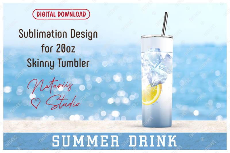 realistic-drink-pattern-for-20oz-skinny-tumbler