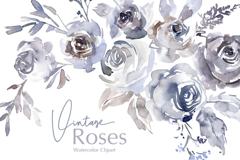 watercolor-vintage-roses-flowers-png