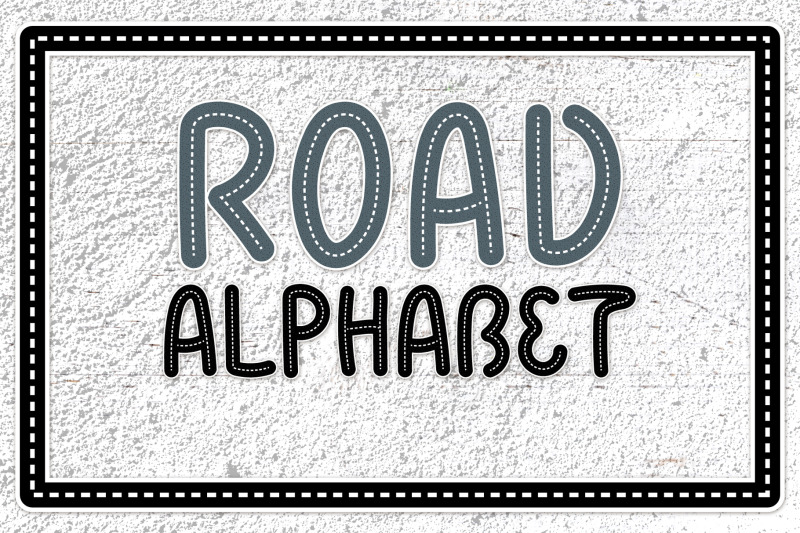 road-alphabet-kids-letters-svg-png-dxf-clipart
