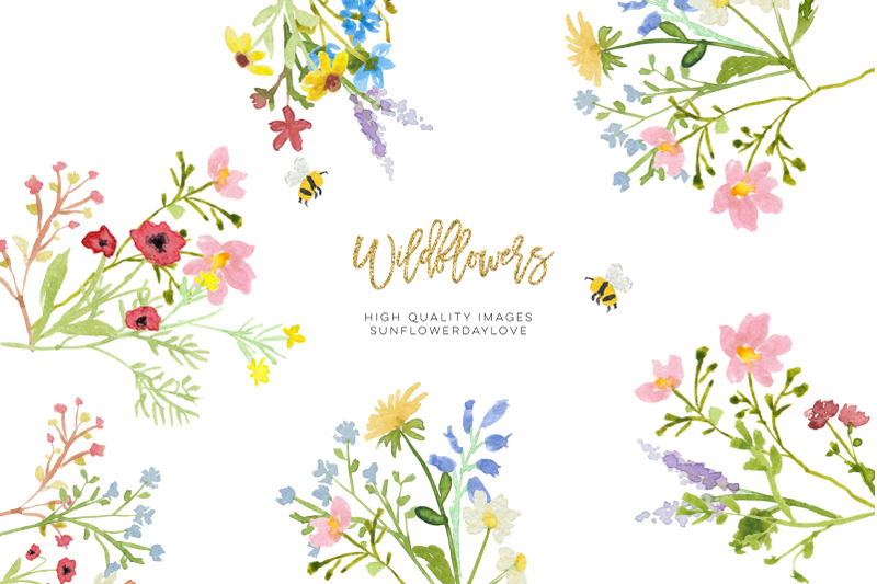 wildflowers-watercolor-clipart-greeting-cards-floral-watercolor-diy
