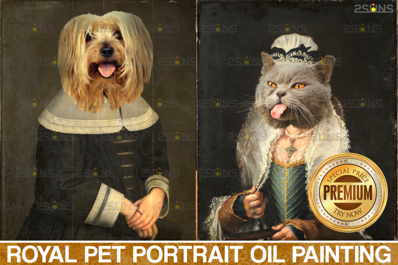 mega-bundle-royal-pet-portrait-templates-digital-pet