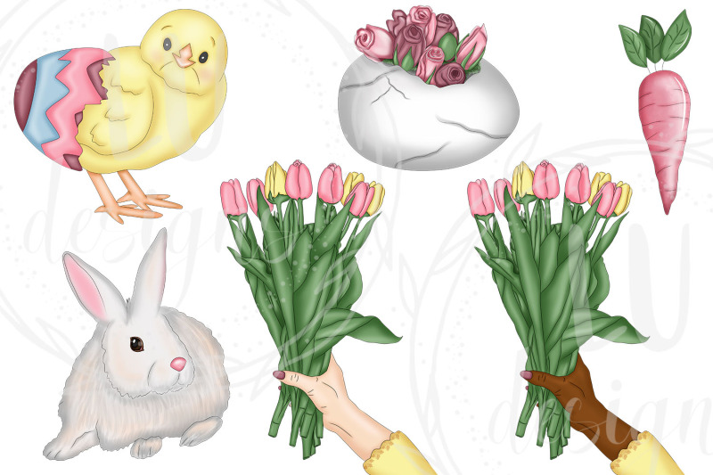 easter-clipart-easter-spring-graphics-easter-fashion-girl