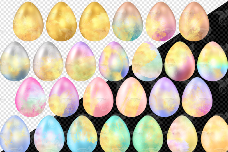 gilded-easter-eggs-clipart