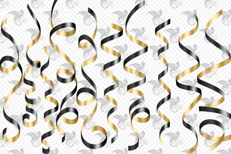 black-and-gold-ribbon-clipart
