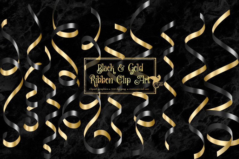 black-and-gold-ribbon-clipart