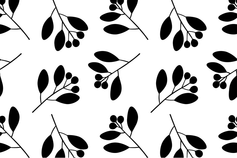 flowers-silhouettes-pattern-plants-silhouettes-pattern-svg