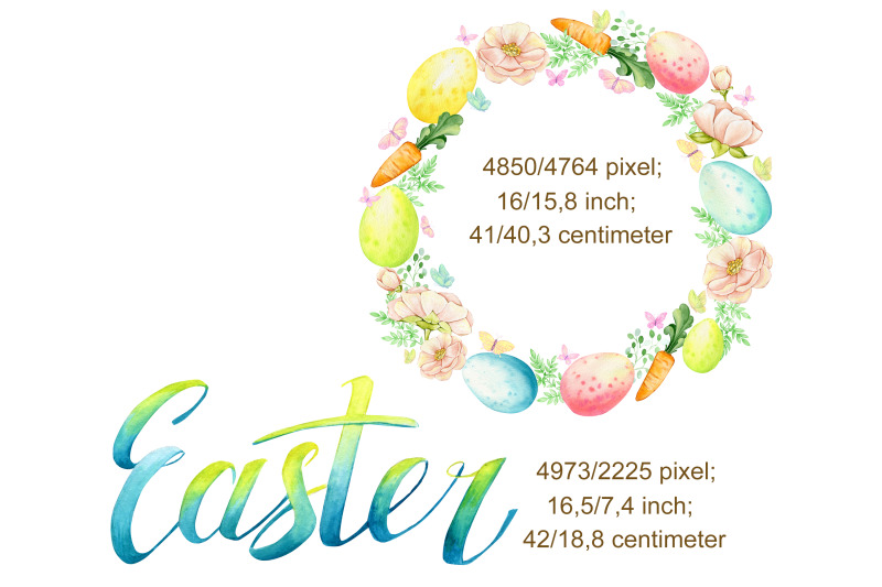 easter-floral-wreath-clipart-watercolor-hand-painted-frame-with-eggs