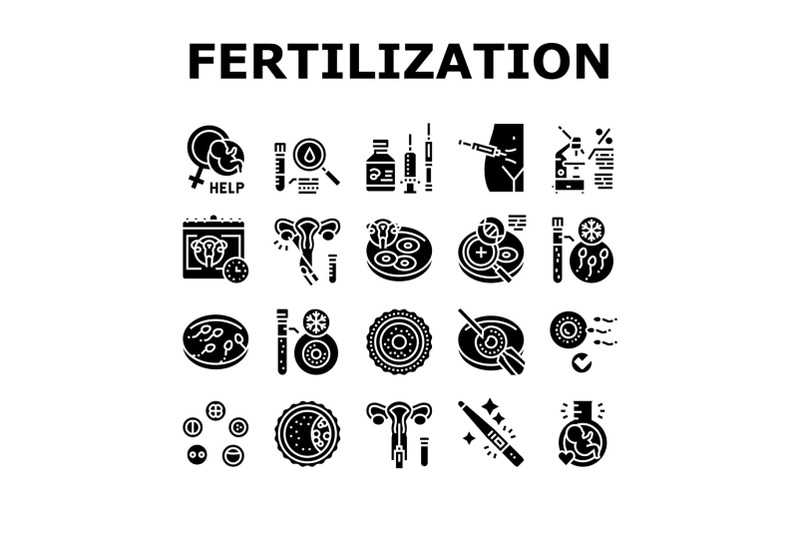 fertilization-treat-collection-icons-set-vector