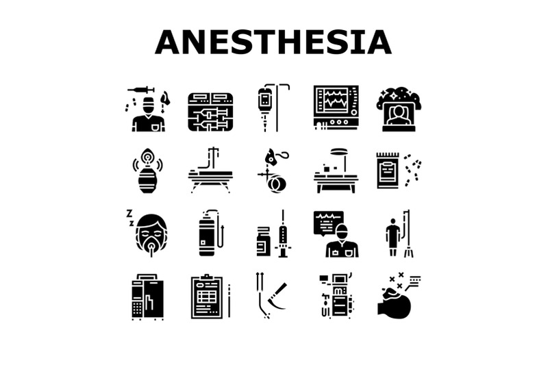 anesthesiologist-tool-collection-icons-set-vector