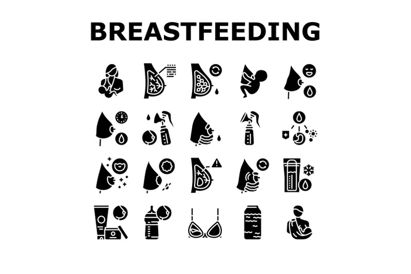 breastfeeding-baby-collection-icons-set-vector