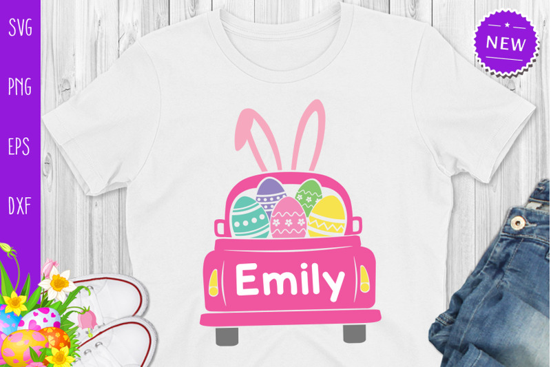 easter-truck-svg-easter-truck-with-girl-name-svg-easter-bunny-truck