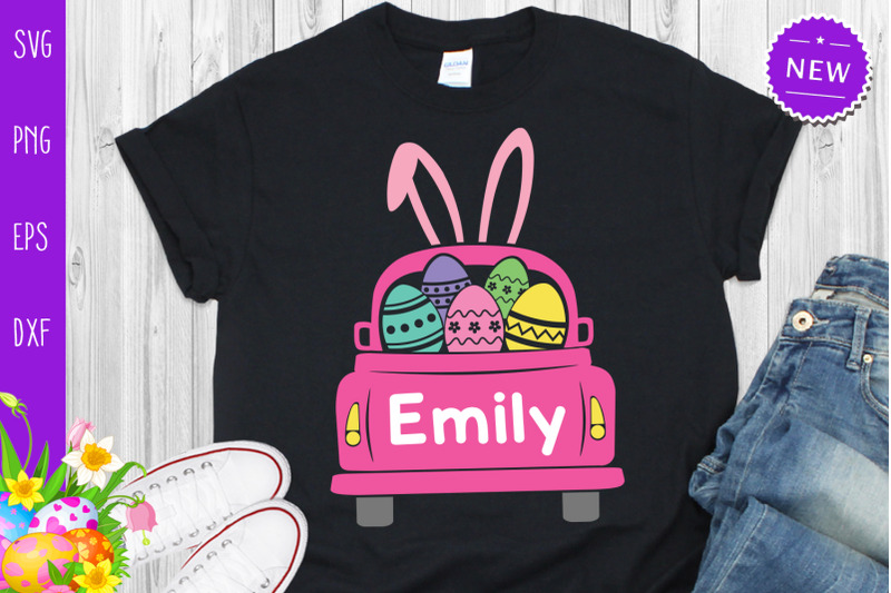 easter-truck-svg-easter-truck-with-girl-name-svg-easter-bunny-truck