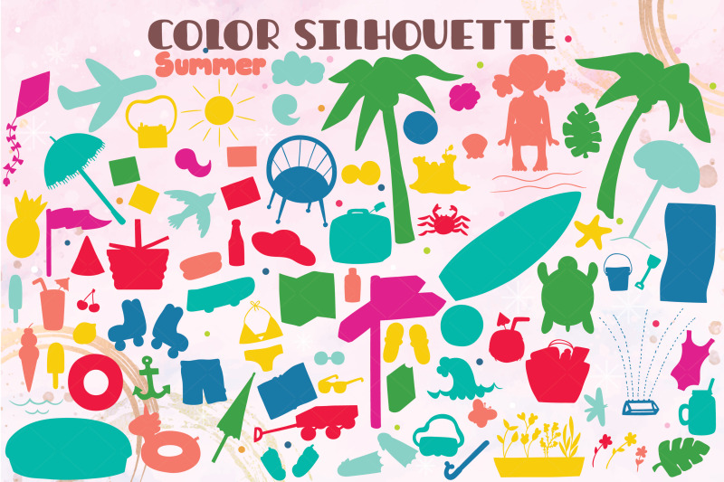 summer-season-beach-coconut-tree-sun-ice-cream-color-doodles