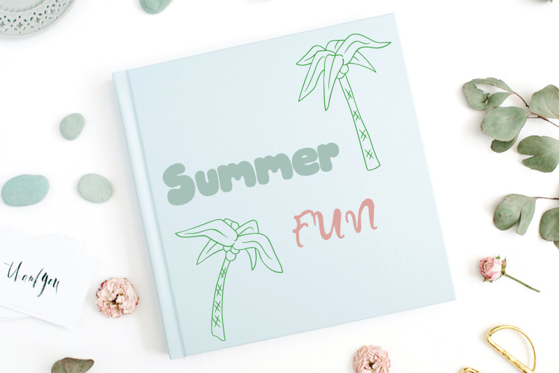 summer-season-beach-coconut-tree-sun-ice-cream-color-doodles