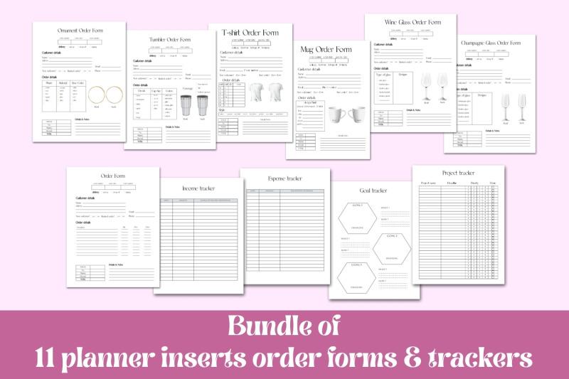 order-forms-and-trackers-craft-shop-business-bundle