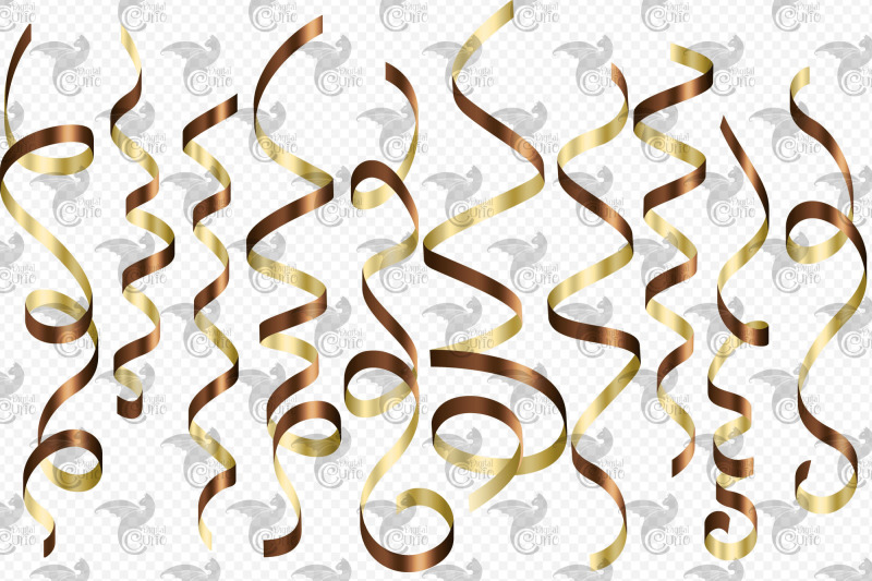 bronze-and-gold-ribbon-clipart