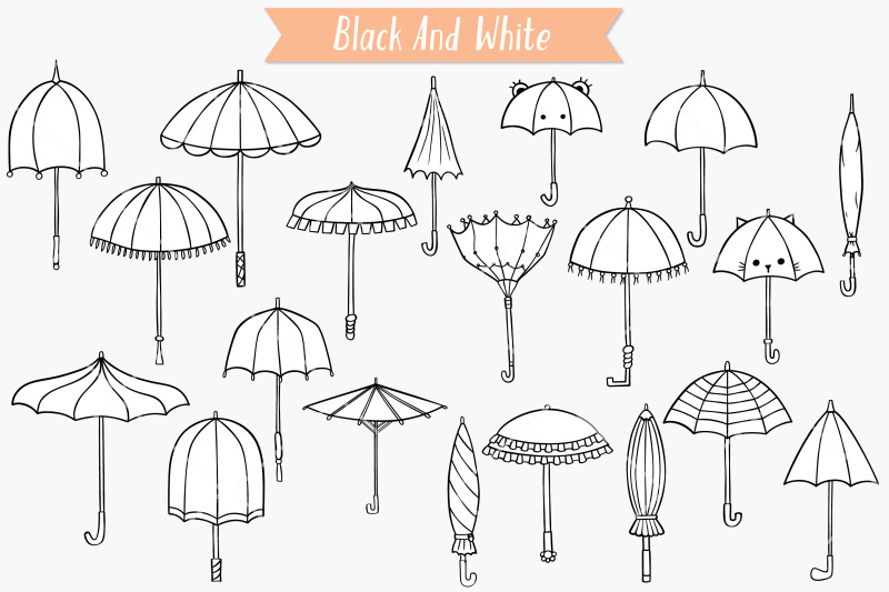 umbrella-hand-drawn-vintage-beach-parasol