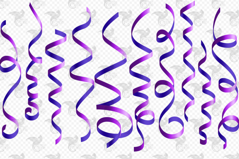 indigo-and-violet-ribbon-clipart