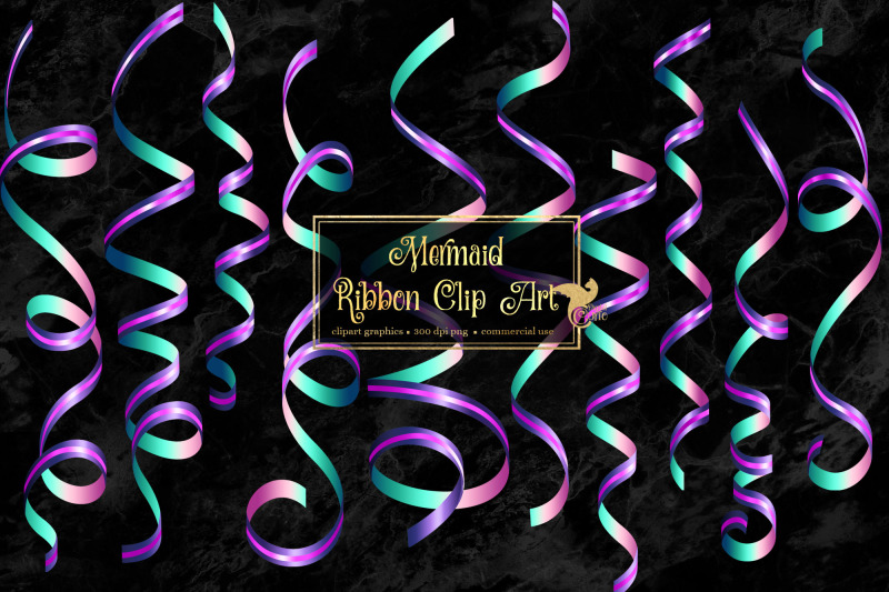 mermaid-ribbons-clipart