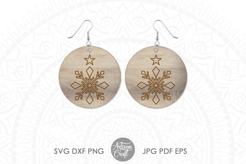 snowflake-earring-svg-laser-cut-files-single-line-svg-engrave-scor