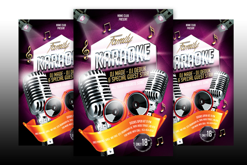 karaoke-flyer-template