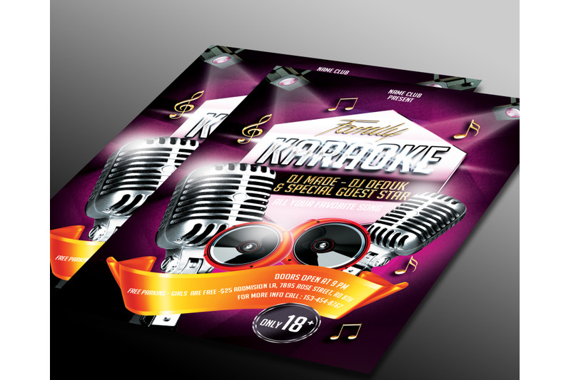 karaoke-flyer-template