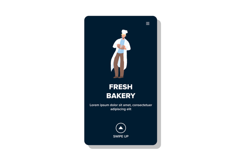 fresh-bakery-bread-food-holding-baker-man-vector