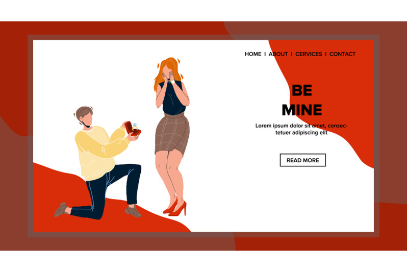 be-mine-proposal-boyfriend-to-girlfriend-vector