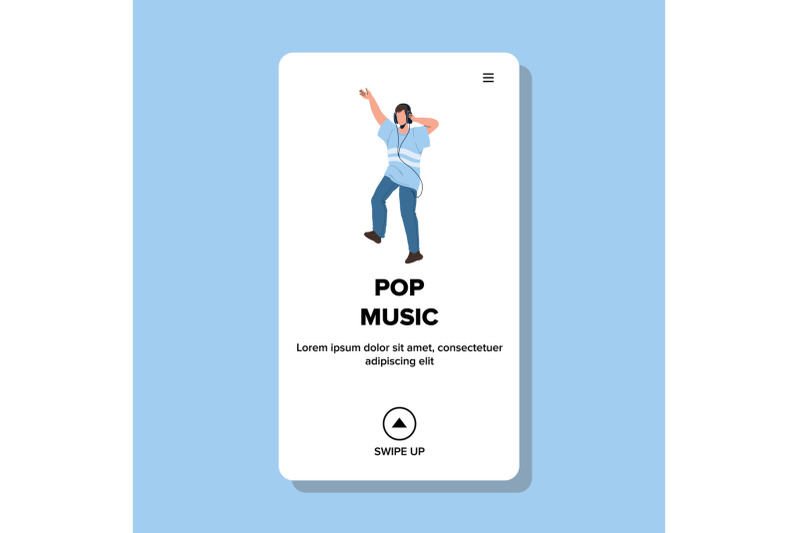 pop-music-lover-boy-listen-in-earphones-vector