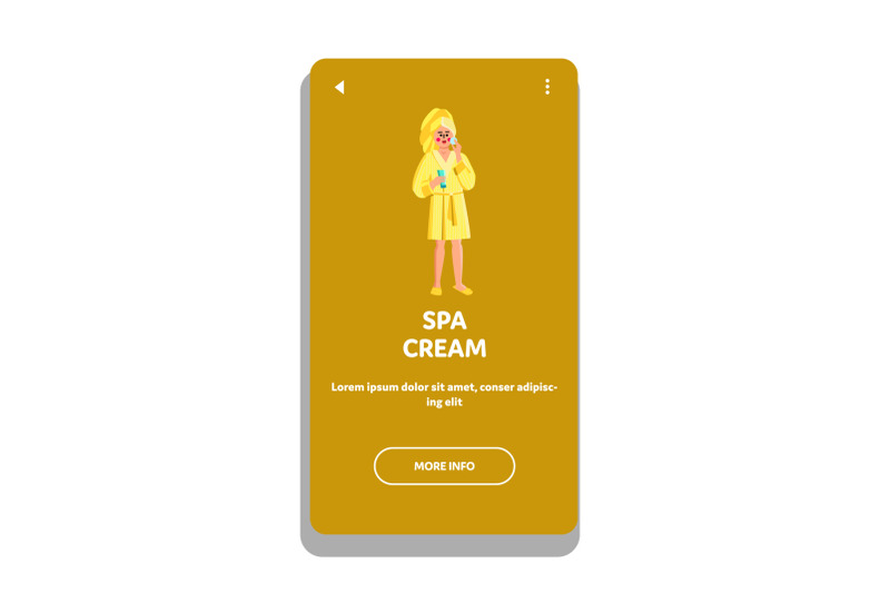 spa-cream-young-woman-applying-on-face-vector