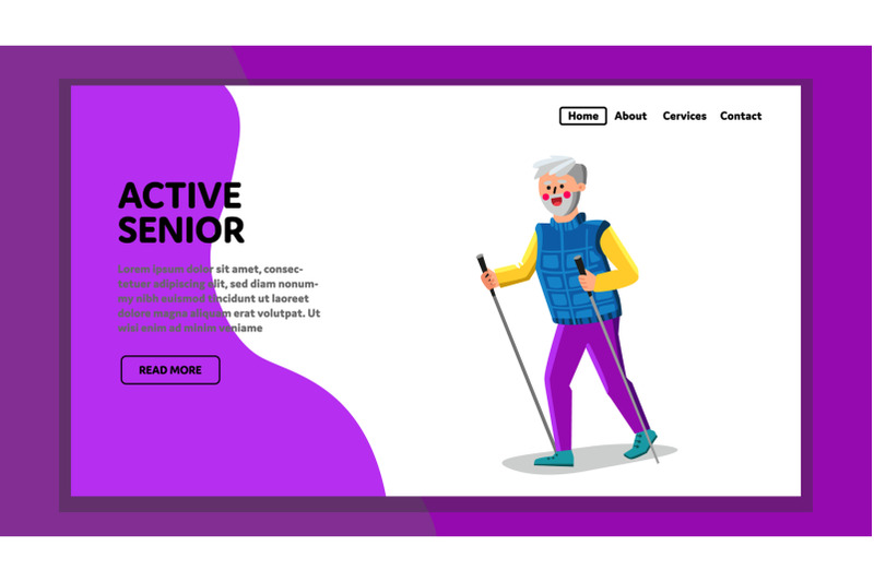 active-senior-having-sport-fitness-time-vector