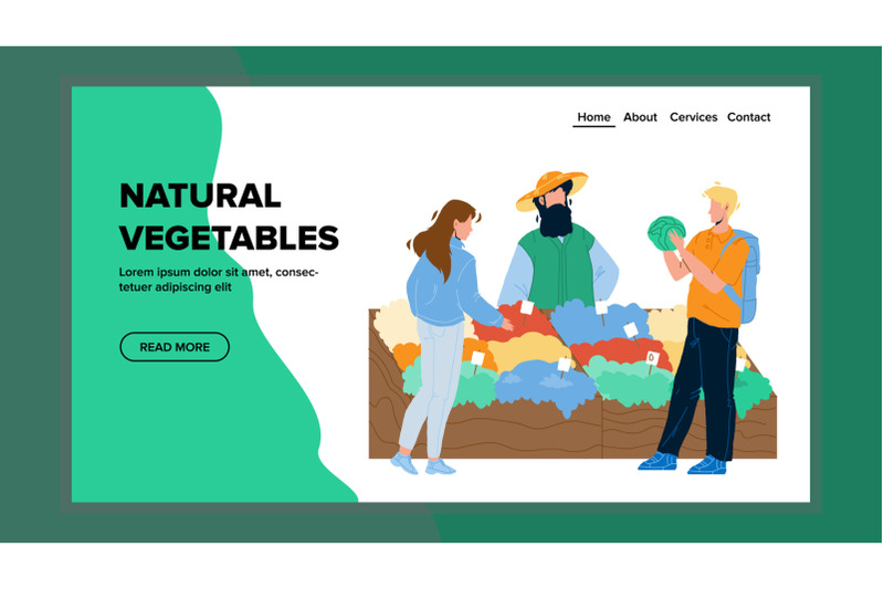 natural-vegetables-selling-farmer-seller-vector