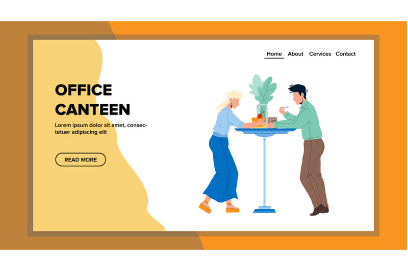 in-office-canteen-eat-colleagues-together-vector