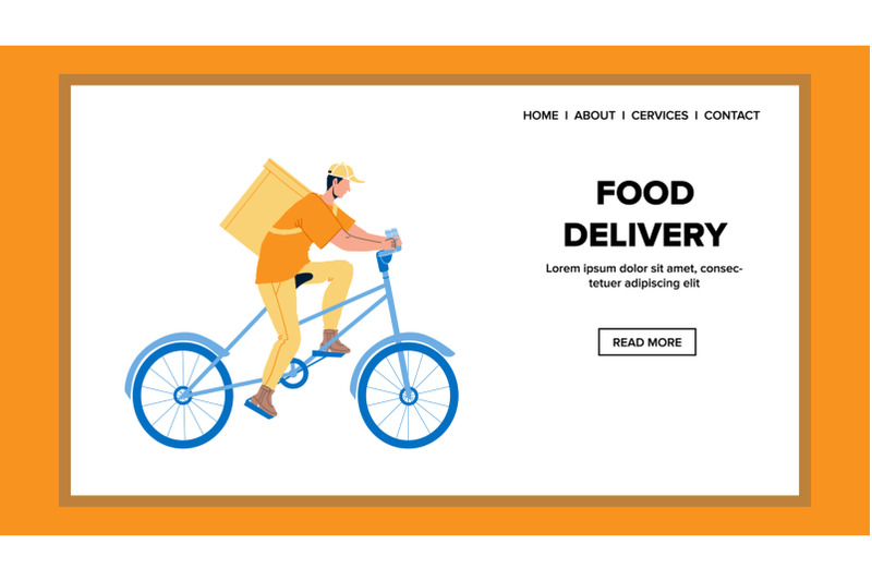 food-delivery-man-carrying-order-on-bicycle-vector