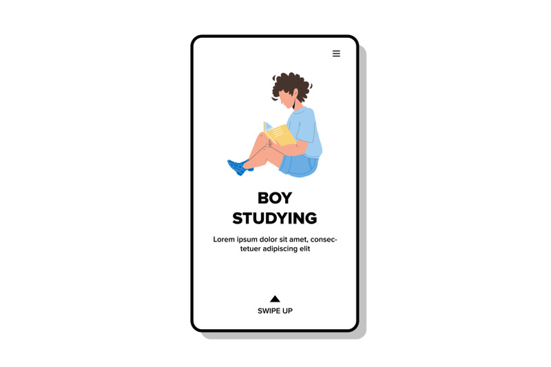 boy-studying-and-reading-educational-book-vector