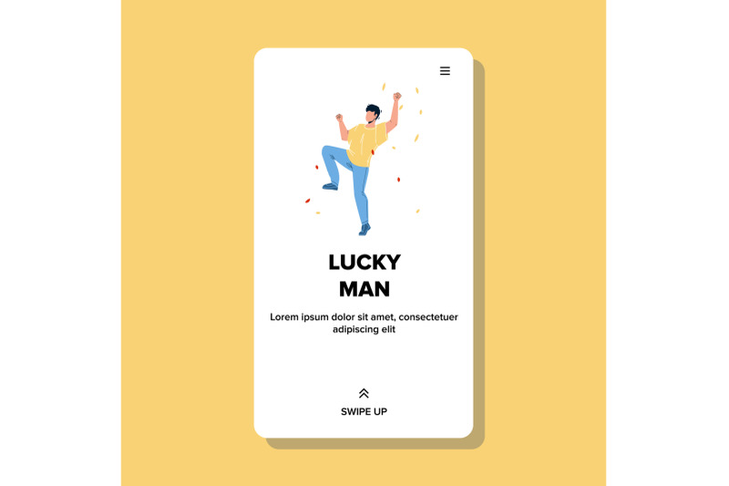 lucky-man-dancing-and-celebrating-event-vector