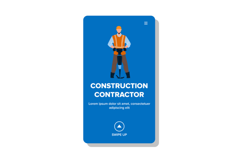 construction-contractor-working-with-drill-vector