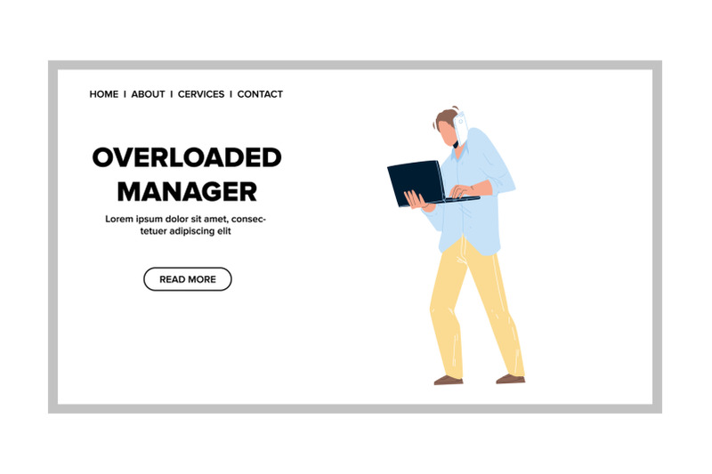 overloaded-manager-businessman-hard-working-vector